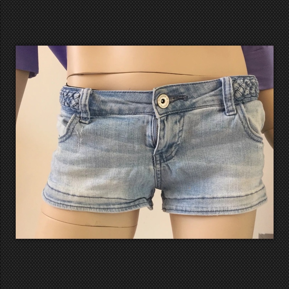 Billabong Low Rise Short Shorts Light Wash